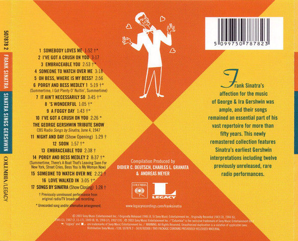 Frank Sinatra - Sinatra Sings Gershwin | Columbia (507878 2) - 2