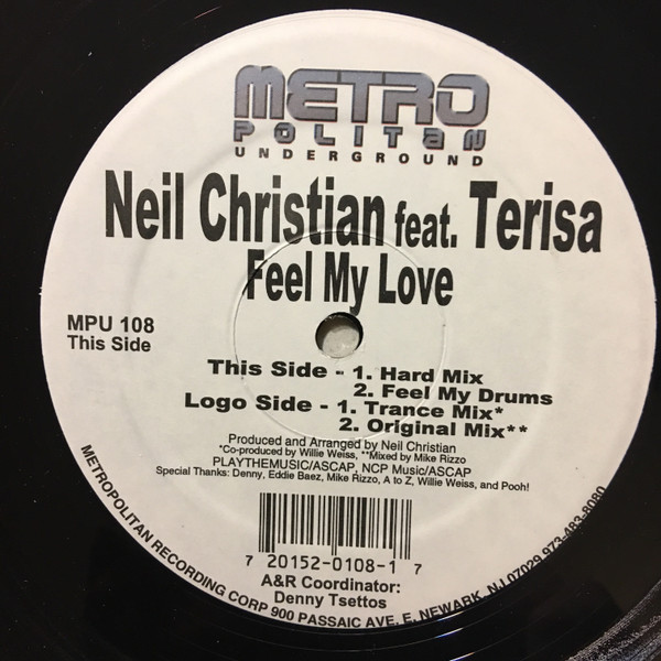 Neil Christian Feat. Terisa - Feel My Love | Metropolitan Underground (MPU 108) - main