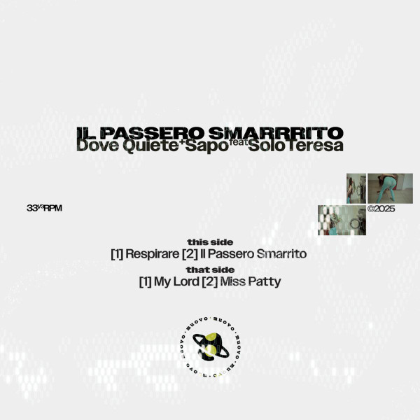 Dove Quiete , Sapo , Solo Teresa - Il Passero Smarrito Ep | Muovo Musica Records (MUOVO05)