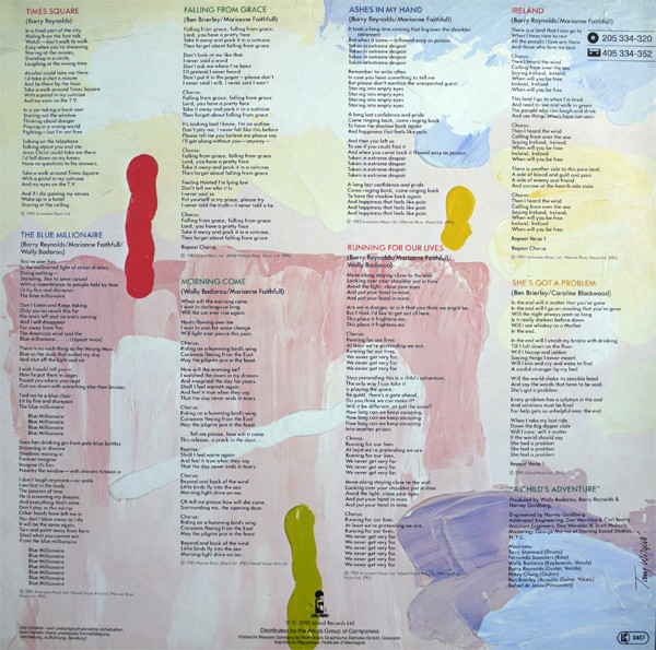 Marianne Faithfull - A Childs Adventure | Island Records (205 334-320) - main