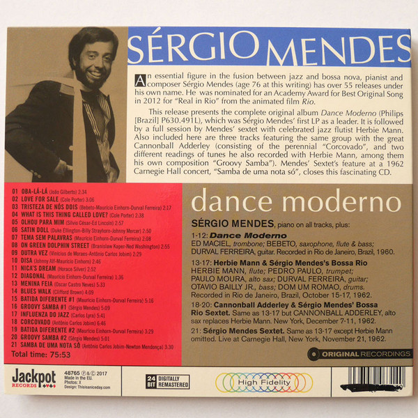 Sérgio Mendes - Dance Moderno | Jackpot Records (48765) - 2