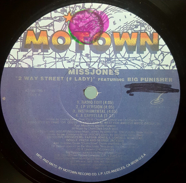 Miss Jones - 2 Way Street (#1 Lady) | Motown (422 860 789-1) - 2