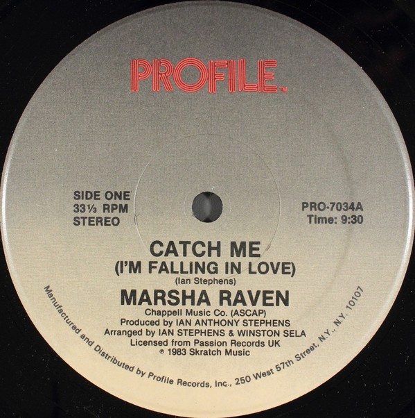 Marsha Raven - Catch Me (I'm Falling In Love) | Profile Records (PRO-7034) - main