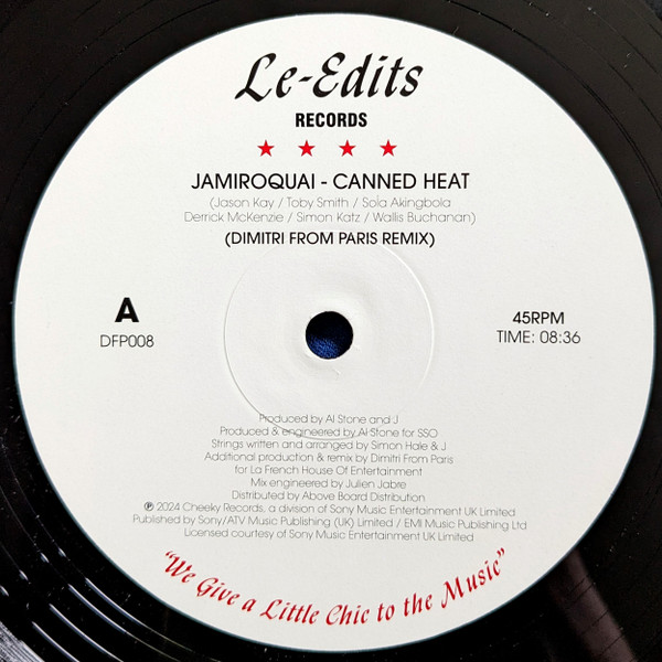Jamiroquai - Canned Heat | Le-Edits Records (DFP008)
