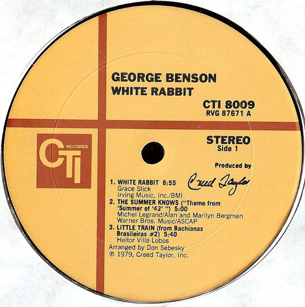 George Benson - White Rabbit | CTI Records (CTI 8009) - 3 George Benson - White Rabbit | CTI Records (CTI 8009) - 3