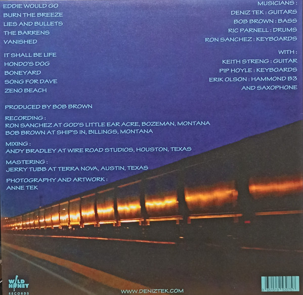 Deniz Tek - Lost For Words | Wild Honey Records (WH-044) - 2