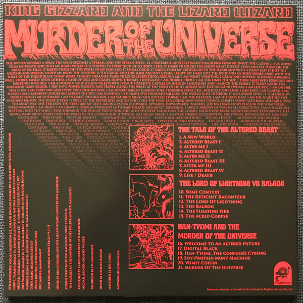King Gizzard And The Lizard Wizard - Murder Of The Universe | Flightless (FLT-033) - 2