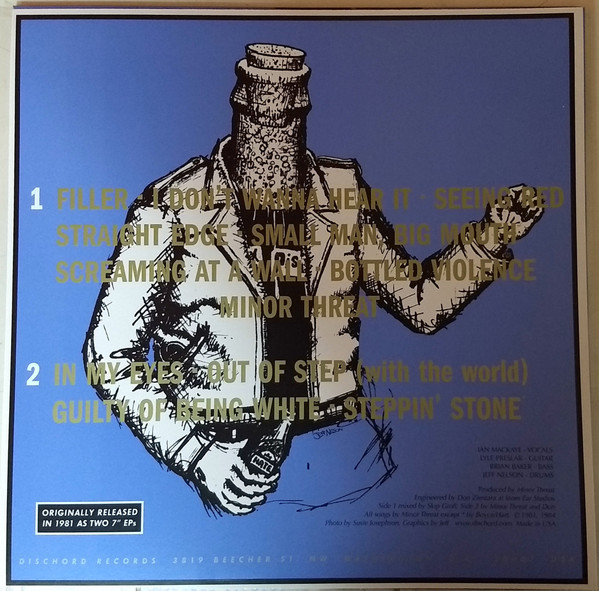 Minor Threat - Minor Threat | Dischord Records (DISCHORD 12) - 2