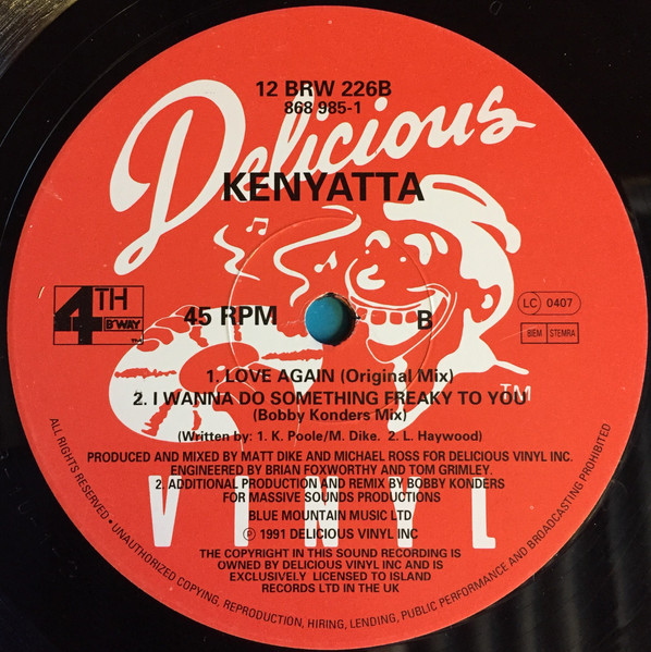 Kenyatta - Love Again | 4th & Broadway (12 BRW 226) - 4 Kenyatta - Love Again | 4th & Broadway (12 BRW 226) - 4