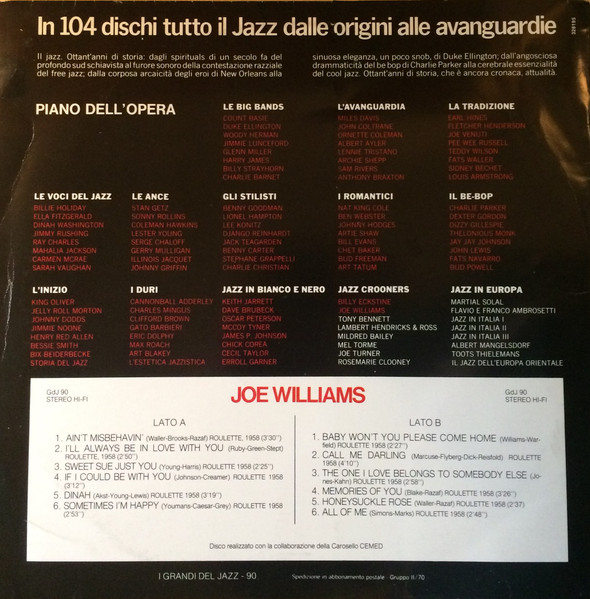 Joe Williams - Joe Williams | Fabbri Editori (GdJ 90) - 2 Joe Williams - Joe Williams | Fabbri Editori (GdJ 90) - 2