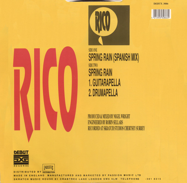 Rico - Spring Rain | Debut Edge Records (DEBTX 3086) - 2