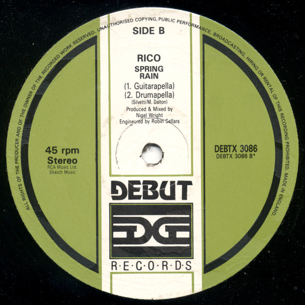 Rico - Spring Rain | Debut Edge Records (DEBTX 3086) - 4
