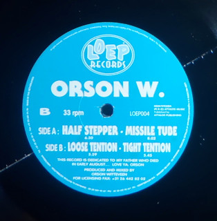 Orson W - Half Stepper | Loep Records (LOEP004) - 2 Orson W - Half Stepper | Loep Records (LOEP004) - 2