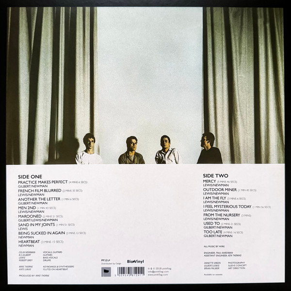 Wire - Chairs Missing LP | Pinkflag (PF12LP) - 2 Wire - Chairs Missing LP | Pinkflag (PF12LP) - 2
