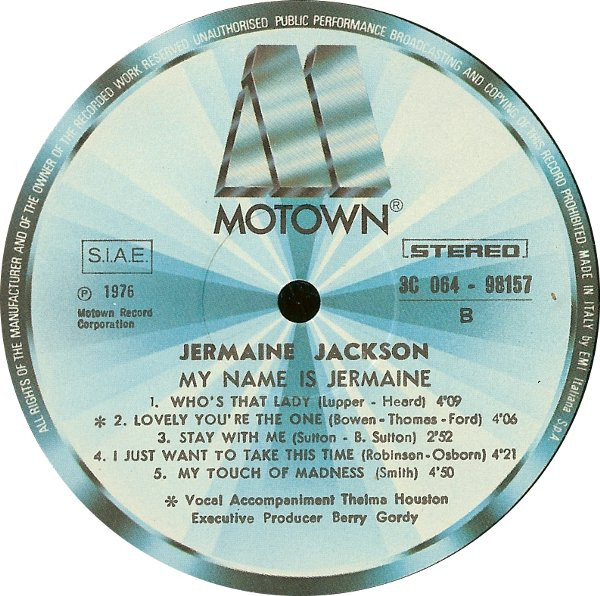 Jermaine Jackson - My Name Is Jermaine | Motown (3C 064-98157) - 4 Jermaine Jackson - My Name Is Jermaine | Motown (3C 064-98157) - 4