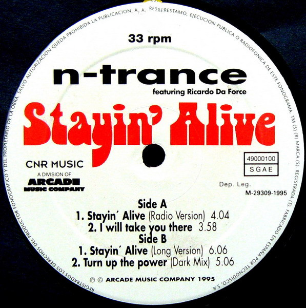 N-Trance Featuring Ricardo Da Force - Stayin' Alive | CNR Music (4900100) - 4