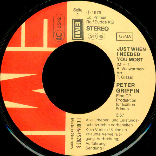 Peter Griffin - Spiderman | EMI (1C 006-45 705) - 3 Peter Griffin - Spiderman | EMI (1C 006-45 705) - 3