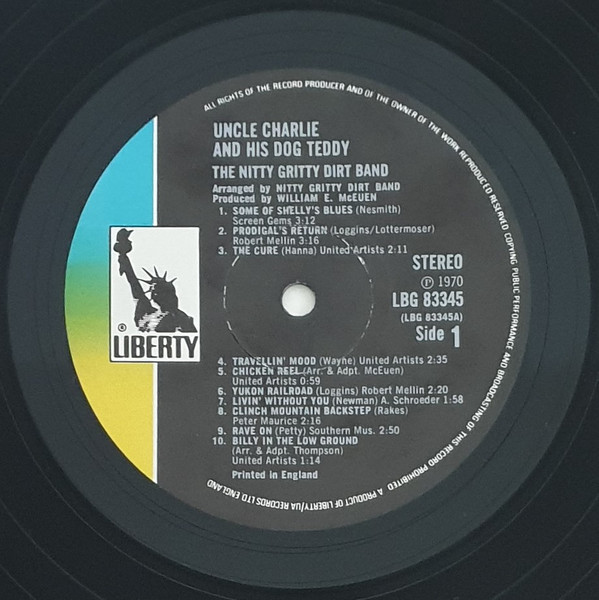 Nitty Gritty Dirt Band - Uncle Charlie & His Dog Teddy | Liberty (LBG 83345) - 4 Nitty Gritty Dirt Band - Uncle Charlie & His Dog Teddy | Liberty (LBG 83345) - 4