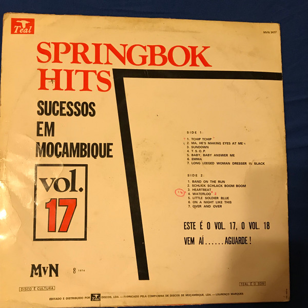 Unknown Artist - Sucessos Em Mocambique | MVN (MVN 3477) - 2