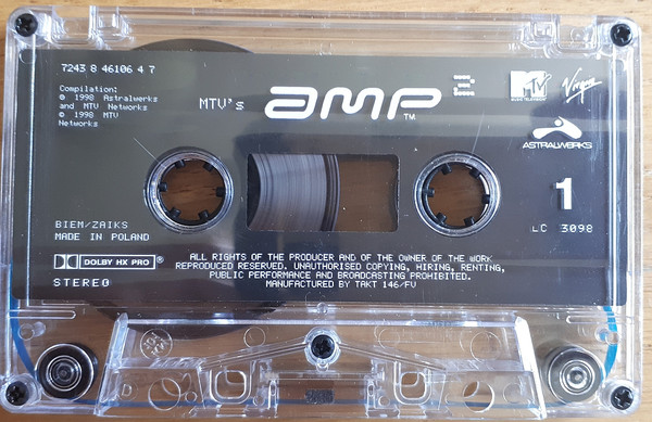 Various - MTV's Amp 2 [Cassette] | Astralwerks (7243 8 46106 4 7) - 2