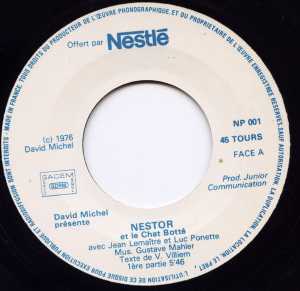 David Michel Présente Nestor - Nestor Et Le Chat Botté | Nestlé (NP 001) - 3 David Michel Présente Nestor - Nestor Et Le Chat Botté | Nestlé (NP 001) - 3