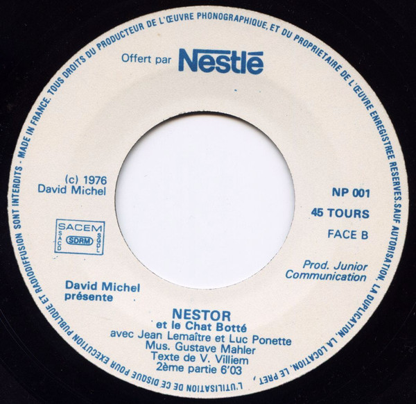 David Michel Présente Nestor - Nestor Et Le Chat Botté | Nestlé (NP 001) - 4 David Michel Présente Nestor - Nestor Et Le Chat Botté | Nestlé (NP 001) - 4