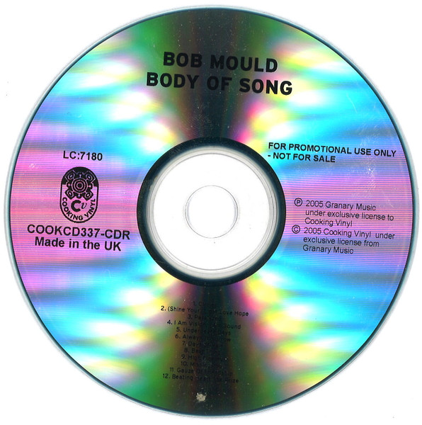 Bob Mould - Body Of Song | Cooking Vinyl (COOKCD337-CDR) - 2