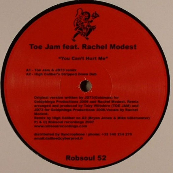 Toe Jam Feat. Rachel Modest - You Can't Hurt Me | Robsoul Recordings (Robsoul 52) - main