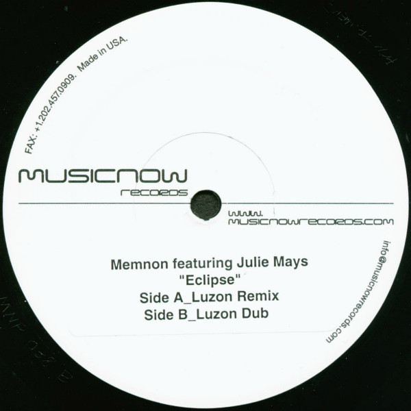 Memnon featuring Julie Mays - Eclipse | Musicnow Records (MNR 038)