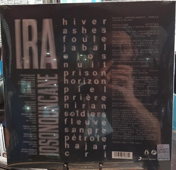 IOSONOUNCANE - IRA | Edizioni Numero Uno (19439872861) - 3