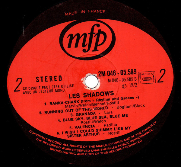 The Shadows - The Shadows | Music For Pleasure (2M046-05589) - 4