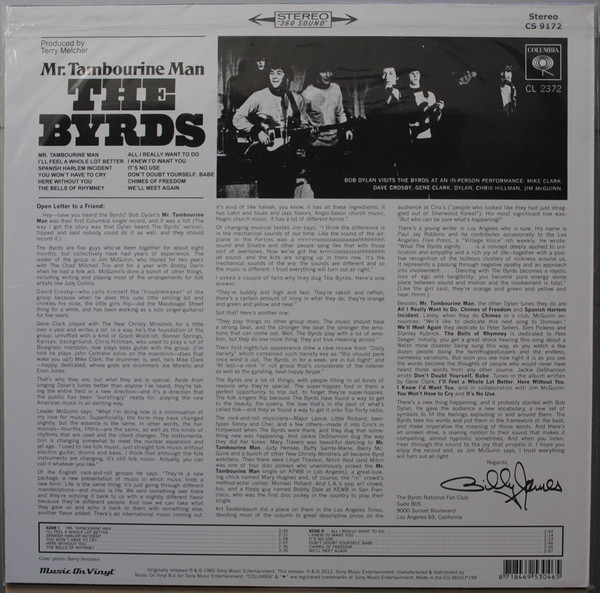 The Byrds - Mr. Tambourine Man | Music On Vinyl (MOVLP199) - 2 The Byrds - Mr. Tambourine Man | Music On Vinyl (MOVLP199) - 2