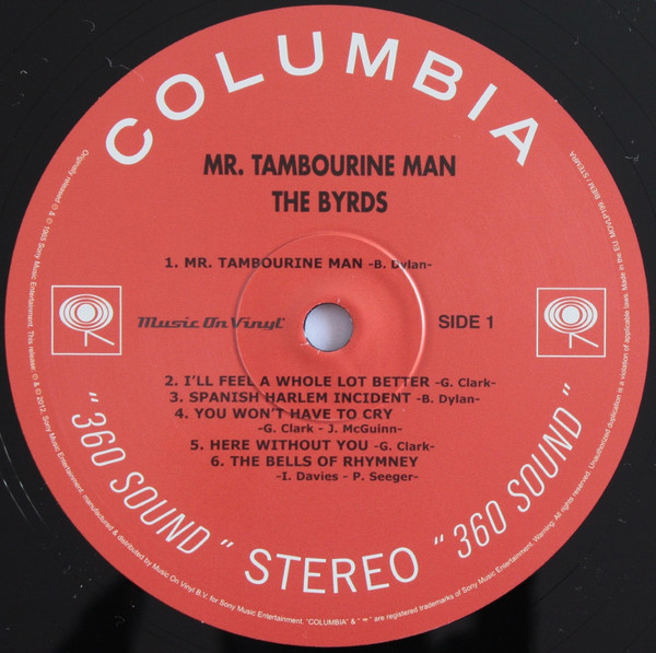 The Byrds - Mr. Tambourine Man | Music On Vinyl (MOVLP199) - 3 The Byrds - Mr. Tambourine Man | Music On Vinyl (MOVLP199) - 3