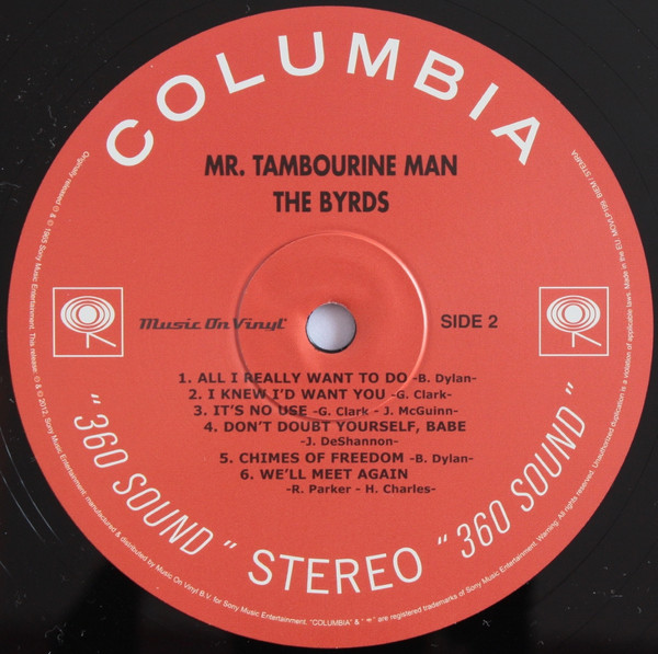 The Byrds - Mr. Tambourine Man | Music On Vinyl (MOVLP199) - 4 The Byrds - Mr. Tambourine Man | Music On Vinyl (MOVLP199) - 4