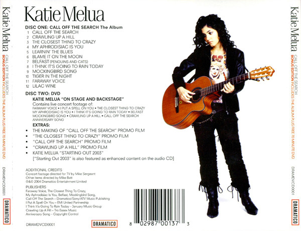 Katie Melua - Call Off The Search | Dramatico (DRAMDVCD0001) - 4 Katie Melua - Call Off The Search | Dramatico (DRAMDVCD0001) - 4