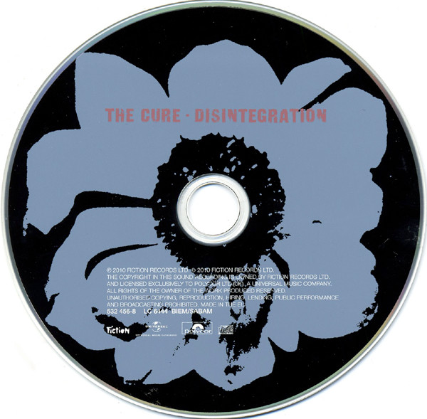 The Cure - Disintegration | Fiction Records (532 456-8) - 3