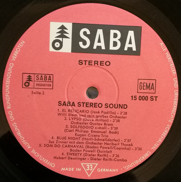 Various - Saba Stereo Sound | SABA (SB 15 000 ST) - 4 Various - Saba Stereo Sound | SABA (SB 15 000 ST) - 4
