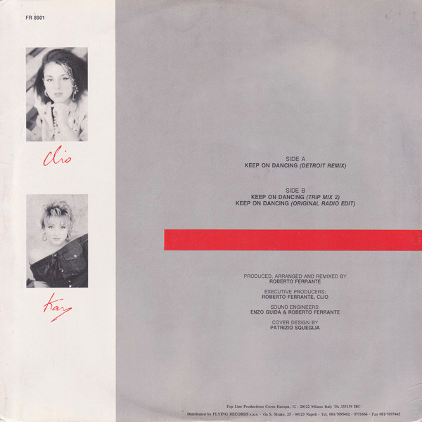Clio & Kay - Keep On Dancing (Remix 89) | Top Line Productions (FR 8901) - 4