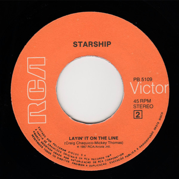 Starship - Nothing's Gonna Stop Us Now | RCA Victor (PB 5109) - 3