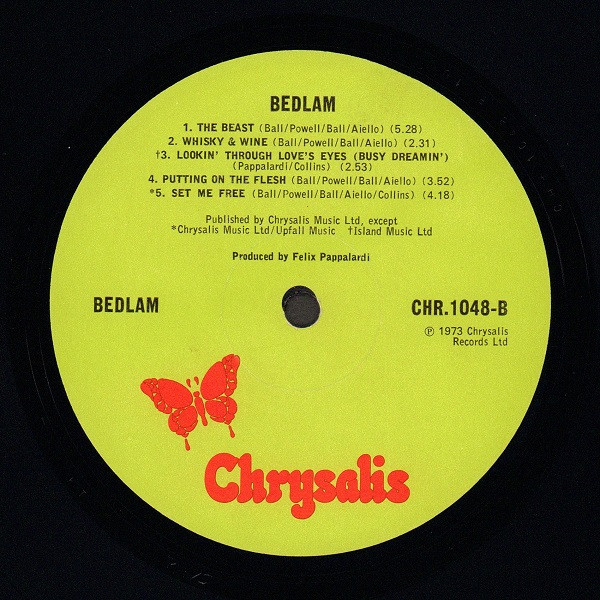 Bedlam - Bedlam | Chrysalis (CHR 1048) - 4 Bedlam - Bedlam | Chrysalis (CHR 1048) - 4