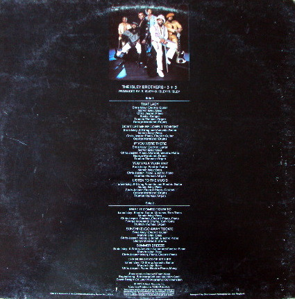 The Isley Brothers - 3 + 3 Featuring: That Lady | Epic (EPC 65740) - 4 The Isley Brothers - 3 + 3 Featuring: That Lady | Epic (EPC 65740) - 4