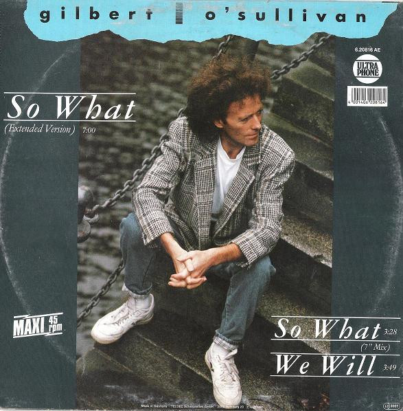 Gilbert O'Sullivan - So What | Ultraphone (6.20816) - main Gilbert O'Sullivan - So What | Ultraphone (6.20816) - main