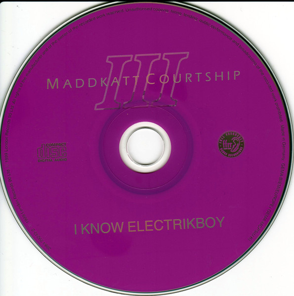 Thee Maddkatt Courtship - I Know Electrikboy | FFRR (3984 29243-2) - 3