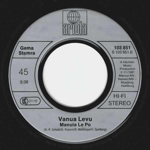 Vanua Levu - Little Island In The Sun | Ariola (103 851) - 4
