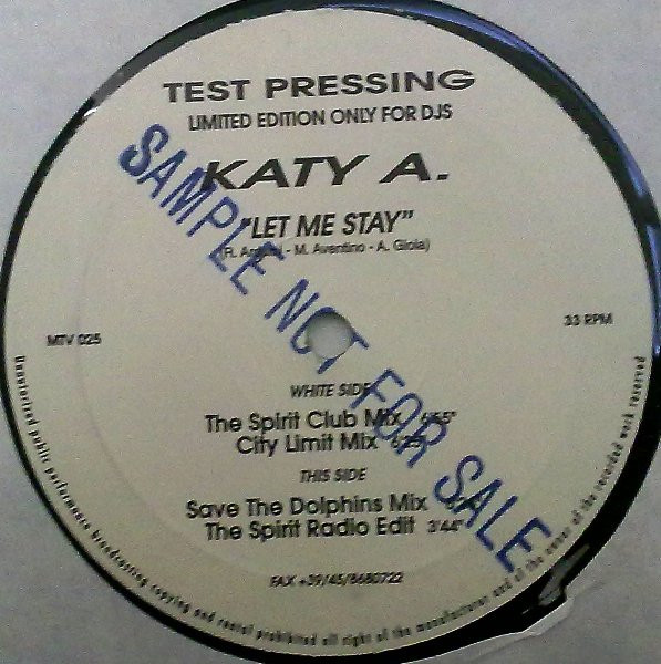 Katy A. - Let Me Stay | Molotov Records (MTV 025) - main