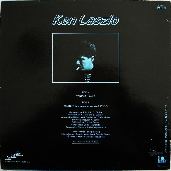 Ken Laszlo - Tonight | In The Mix (601 981) - 2 Ken Laszlo - Tonight | In The Mix (601 981) - 2