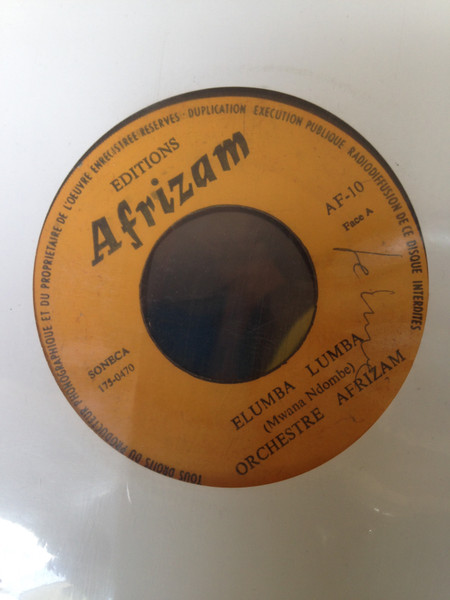 Orchestre Afrizam - Elumba Lumba / Olondo | Afrizam (AF-10) - main