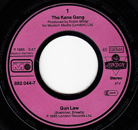 The Kane Gang - Gun Law | Metronome (882 044-7 ME) - 3