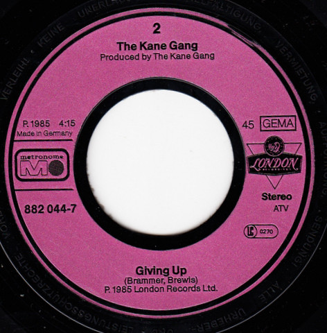 The Kane Gang - Gun Law | Metronome (882 044-7 ME) - 4