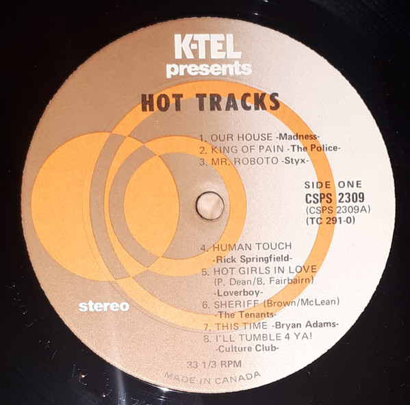 Various - Hot Tracks [Vinyl] | K-tel (TC 291) - 3